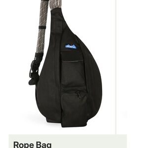 KAVU Classic Black Rope Bag